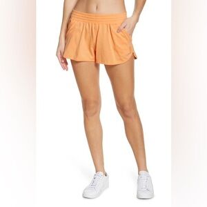 Free People Movement NWT Peach Orange Mini Shorts Women’s Size Small